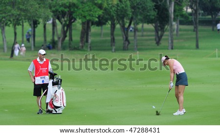 MICHELLE WIE competes at Honda-PTT LPGA Thailand at Siam Country Club on February 20, 2010  in Pattaya, Thailand