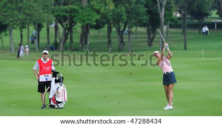 MICHELLE WIE competes at Honda-PTT LPGA Thailand at Siam Country Club on February 20, 2010  in Pattaya, Thailand