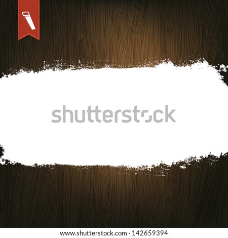 Wooden Background, With Space For Text. Raster version, vector file available in portfolio.
