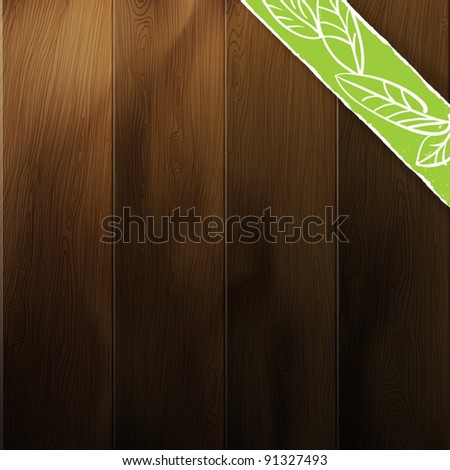 Abstract wood background. Contrast and saturation of wooden texture editable by disabling layers (marked as on/off).