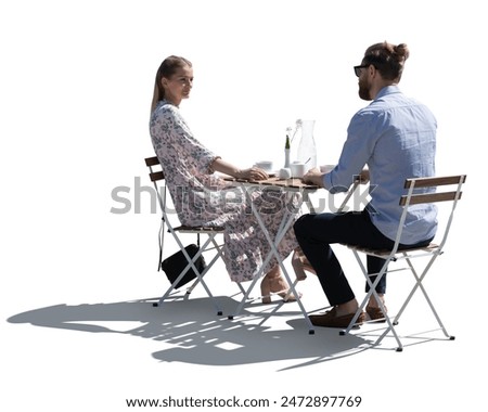 Similar – Image, Stock Photo street cafe Café