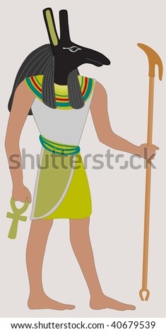 Egyptian Set, Seth Stock Vector Illustration 40679539 : Shutterstock