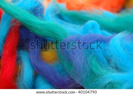 wool of different colors