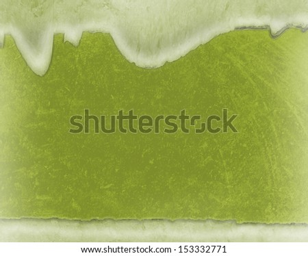 Green goo drips from the top and puddles at the bottom of the background frame.  Copy space for your own text or image overlay.
