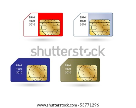 Vector SIM cards.
