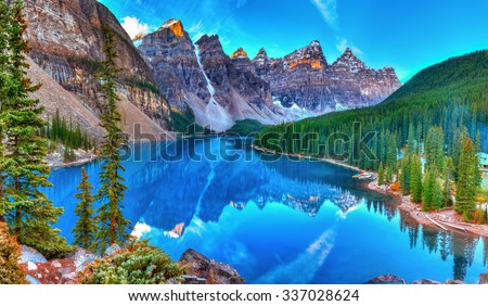 Similar – beautiful mountain panorama at Irrsee, Austria