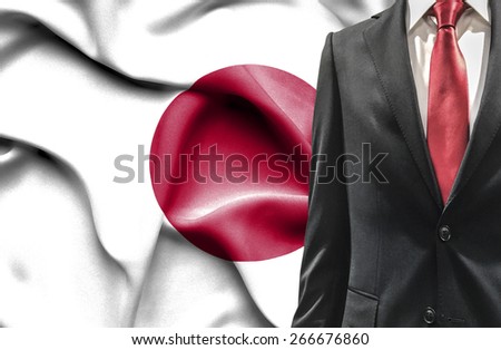 Man in suit from Japan