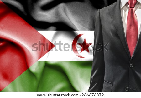 Man in suit from Western Sahara
