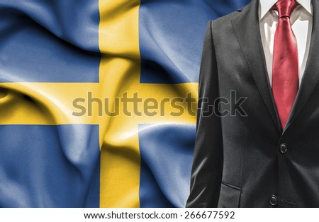 Man in suit from Sweden