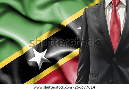 Man in suit from St Kitts and Nevis