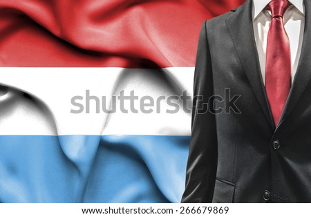 Man in suit from Luxembourg
