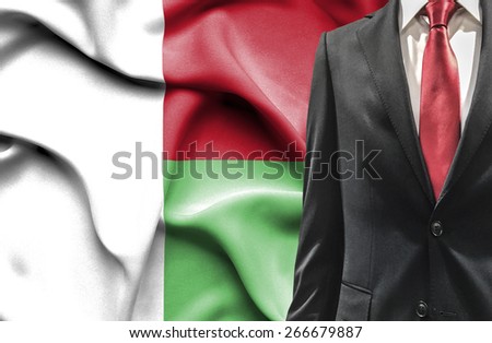 Man in suit from Madagascar