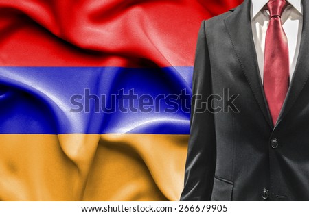 Man in suit from Armenia