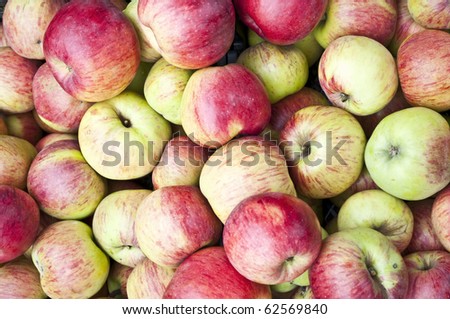 Fresh apples background - can be used as wallpaper