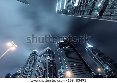 The skyscraper in city