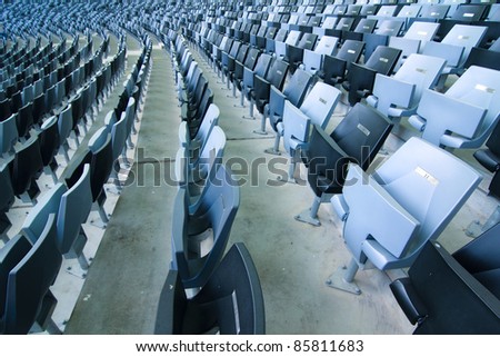 Auditorium in a modern stadium