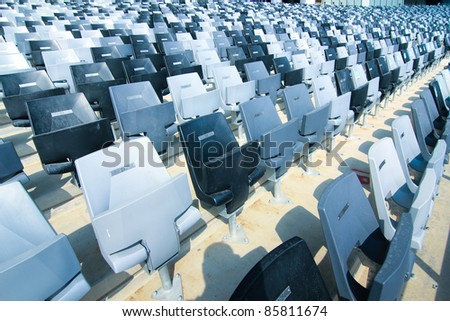 Auditorium in a modern stadium