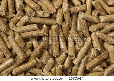 Wood pellets background