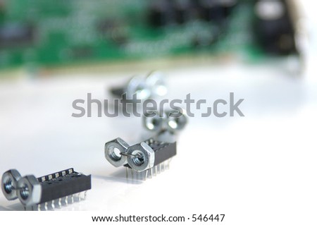 Marching computer chips(the constant advance of technology)