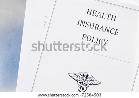 health insurance policy from above