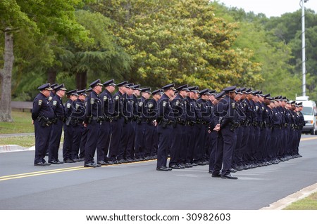 WILMINGTON, NORTH CAROLINA - May 14 : Members of the Wilmington North Carolina Police Department celebrate police memorial day May 14, 2009 in Wilmington, North Carolina.