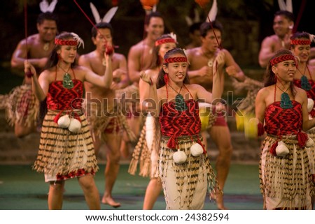 LA\'IE, HAWAII - JULY 26: Students perform a Maori dance with Poi balls at the Polynesian Cultural Center (PCC) July 26th, 2008 in La\'ie, HI. The PCC is Hawai\'i top paid attraction.