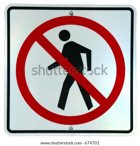 Do Not Cross Sign Stock Photo 674701 : Shutterstock