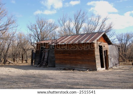 Old shack from an abandoned township near Tombstone, Arizona