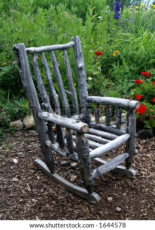 Old Wooden Rocking Chair