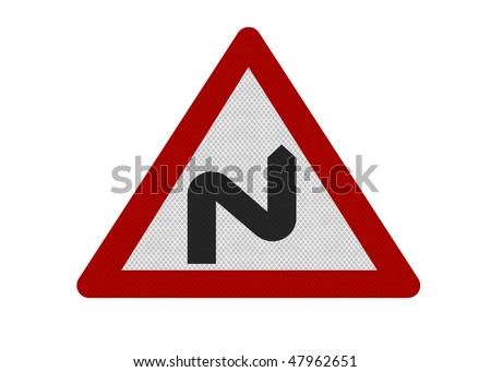 Similar – Image, Stock Photo Careful, sharp bend!