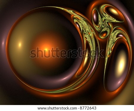 Alien Eyeball - Not sure what this fractal is, but it's too weird to pass up.