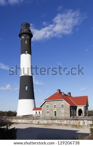 Fire Island Lighthouse. Fire Island National Seashore. Long Island, New York