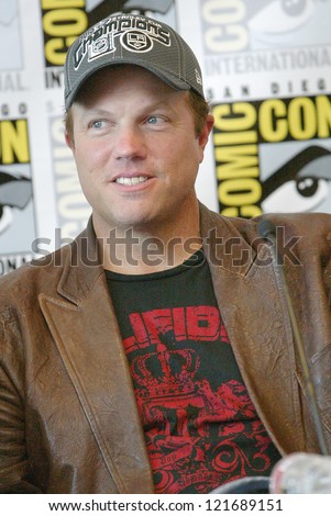 SAN DIEGO, CA - JULY 13: Adam Baldwin attends a press conference  for \