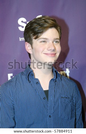 SAN DIEGO, CA - JULY 24: Chris Colfer arrives at the SyFy/EW party held July 24, 2010 at the Hotel Solamar in San Diego, CA.