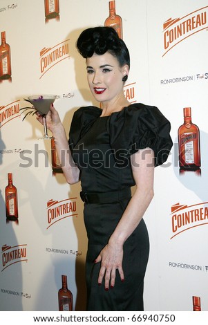 LOS ANGELES - DEC. 9: Dita Von Teese and Cointreau celebrate the launch of 