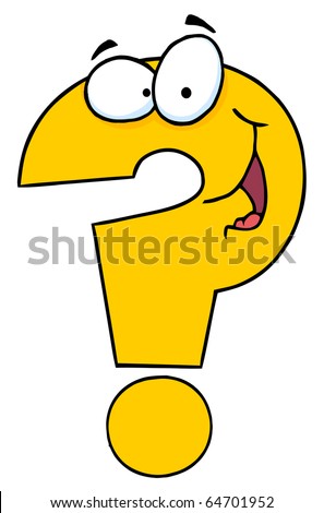 Question Mark Cartoon Character Stock Vector Illustration 64701952 ...