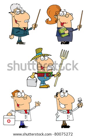 People Of Different Professions-Vector  Collection 3