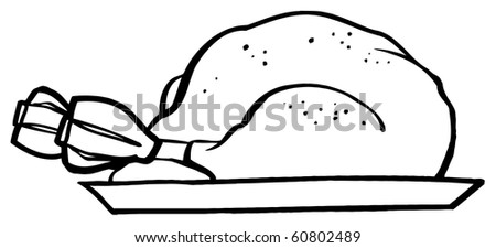 Cooked Turkey Coloring Pages At Getdrawings Free Download