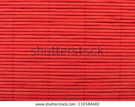 Red bamboo background, horizontal lines