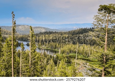 Similar – Image, Stock Photo Horseshoe Lake in the evening