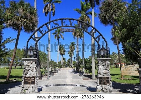 Kelsey Park is a local community park in Lake Park, Florida, a suburb of West Palm Beach