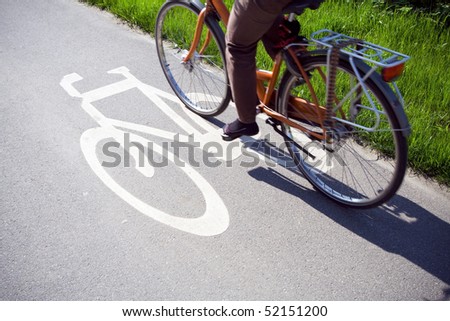 Similar – Foto Bild Detail einer Frau auf einem Fahrrad im Yachthafen von Rovinj, Istrien, Kroatien, an der Adria.