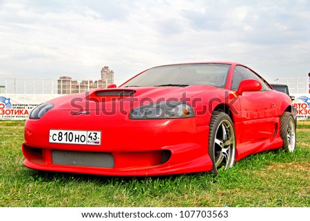 MOSCOW, RUSSIA - JULY 6: American motor car Dodge Stealth exhibited at the annual International Motor show Autoexotica on July 6, 2012 in Moscow, Russia.