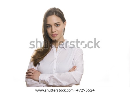 Portrait women business isolated Stock foto © 