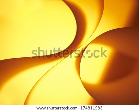 Abstract picture twisted sheet of paper
