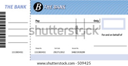 A Dummy Check / Cheque For Use At Presentations - Simply Add Your Logo ...