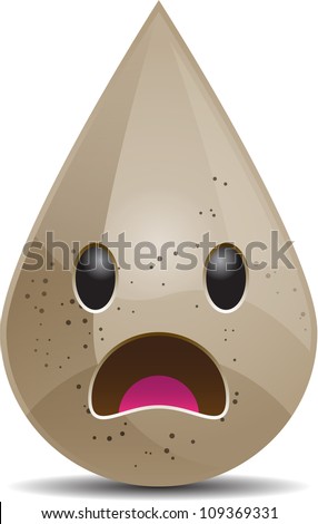 Dirty Water Droplet,Vector Eps10 - 109369331 : Shutterstock