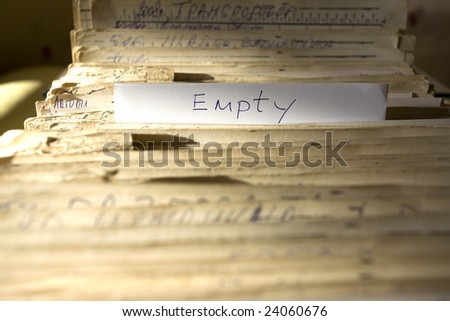 empty folder in archive