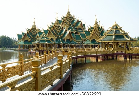 Historical Places. Old Buddhism Temples In Thailand Stock Photo ...