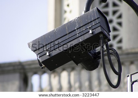 Closed circuit TV used for surveillance and security